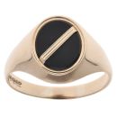 9ct Yellow Gold Onyx Signet Ring