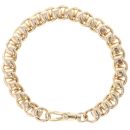 9ct Yellow Gold Rollerball Bracelet 7.5"