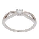 Platinum 0.10ct Brilliant Cut Diamond Solitaire Ring