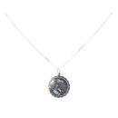 Silver St Christopher Pendant And 20" Chain by Icesia
