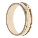 9ct Yellow Gold Patterned Wedding Band 5.1mm