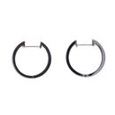 Sterling Silver Cubic Zirconia Hoop Earrings by Icesia