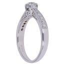 18ct White Gold 0.53ct Brilliant Cut Diamond Solitaire Ring