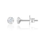 9ct White Gold 0.16ct Illusion Lab Grown Diamond Earrings