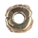 14ct Yellow Gold Pandora Ruby Babbling Brook Clip Charm