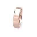 18ct Rose Gold Soft Chamfered Edge Wedding Band 5mm