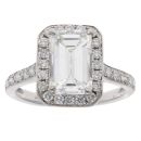 18ct White Gold 3.20ct Diamond Solitaire Ring