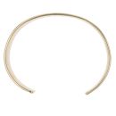 9ct Yellow Gold Plain Torque Bangle