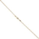 Children's 14ct Yellow And White Gold Crucifix Pendant And 18" Chain