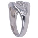 18ct White Gold 0.35ct Brilliant Cut Diamond Fancy Ring