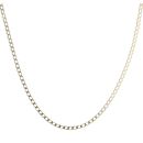 9ct Yellow Gold Curb Chain 18"