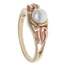 9ct Yellow and Rose Gold Pearl Tree Of Life Clogau Ring