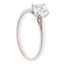 18ct White Gold 1.02ct Brilliant Cut Lab Grown Diamond Solitaire Ring