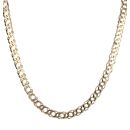 9ct Yellow Gold Double Curb Chain 18"