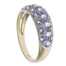 9ct Yellow Gold Tanzanite Fancy Ring