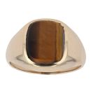 9ct Yellow Gold Tigers Eye Signet Ring