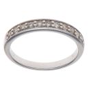 9ct White Gold 0.25ct Brilliant Cut Diamond Eternity Ring