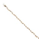 9ct Yellow Gold Twist Bracelet 7.5"