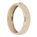 9ct Yellow Gold 0.01ct Brilliant Cut Diamond Signet Ring