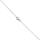 9ct White Gold 1.00ct Brilliant Cut Lab Grown Diamond Necklace 18"