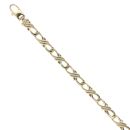9ct Yellow Gold Hugs And Kisses Bracelet 7.5"