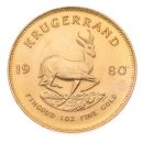 1980 1oz South Africa Krugerrand Coin