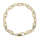 9ct Yellow Gold Celtic Bracelet 7"