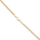 9ct Yellow Gold Patterned Locket Pendant and Chain 20"