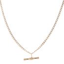 9ct Yellow Gold Curb T-Bar Chain 24"