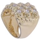 9ct Yellow Gold Cubic Zirconia Keeper Ring