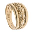 9ct Yellow Gold Twist Rope Signet Ring