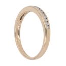 9ct Yellow Gold 0.25ct Single Cut Diamond Half Eternity Ring