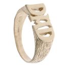 9ct Yellow Gold Patterned Dad Ring