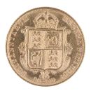 1890 Victoria Jubilee Head UK Half Sovereign Coin