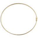 9ct Yellow Gold Patterned Hinged Bangle