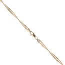 9ct Yellow Gold Twist Chain 18"