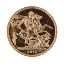 2014 Elizabeth II Fourth Portrait UK Full Sovereign Coin