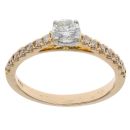 18ct Yellow Gold 0.60ct Brilliant Cut Lab Grown Diamond Solitaire Ring