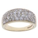 9ct Yellow Gold Cubic Zirconia Fancy Ring