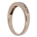 9ct Yellow Gold 0.40ct Brilliant Cut Diamond Half Eternity Ring