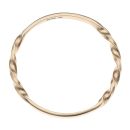 9ct Yellow Gold Plain Twist Bangle