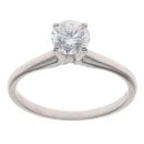 18ct White Gold 0.53ct Brilliant Cut Diamond Solitaire Ring