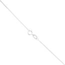 18ct White Gold 0.55ct Brilliant Cut Diamond Cluster Pendant And Chain 18"