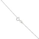 18ct White Gold 0.70ct Diamond Drop Pendant and Chain 16"