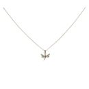 14ct Yellow Gold Child's Cubic Zirconia Dragonfly Pendant & Chain