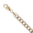 9ct Yellow Gold Curb Bracelet 8"