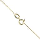 9ct Yellow Gold 0.40ct Emerald Cut Diamond Pendant and Chain 18"