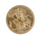 1912 George V Large Head UK Full Sovereign Coin