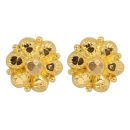 22ct Yellow Gold Florette Stud Earrings