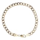 9ct Yellow Gold Curb Bracelet 7"